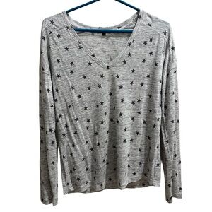 Rails Sami grey star Long Sleeve Tee | NWOT | Size Small